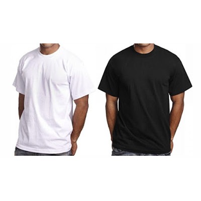 Jual Kaos Hitam / Putih Polos Indonesia|Shopee Indonesia 400_X_400_jpg