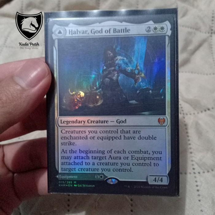 Jual Halvar, God Of Battle Sword Of The Realms Foil Mtg Magic The