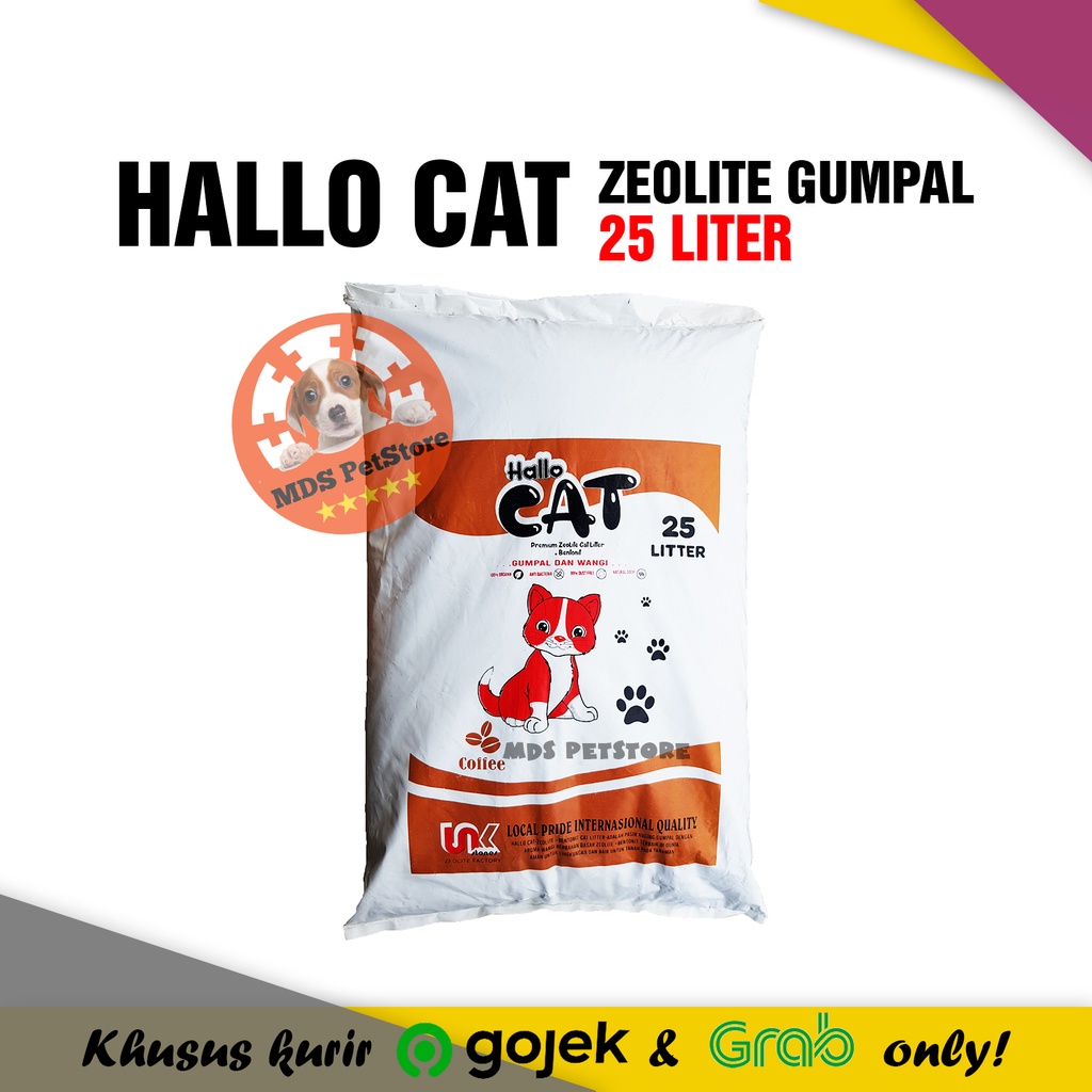 Jual Pasir Zeolite Mix Bentonite Wangi 25 Liter hallocat/vetsand 25l ltr Shopee Indonesia