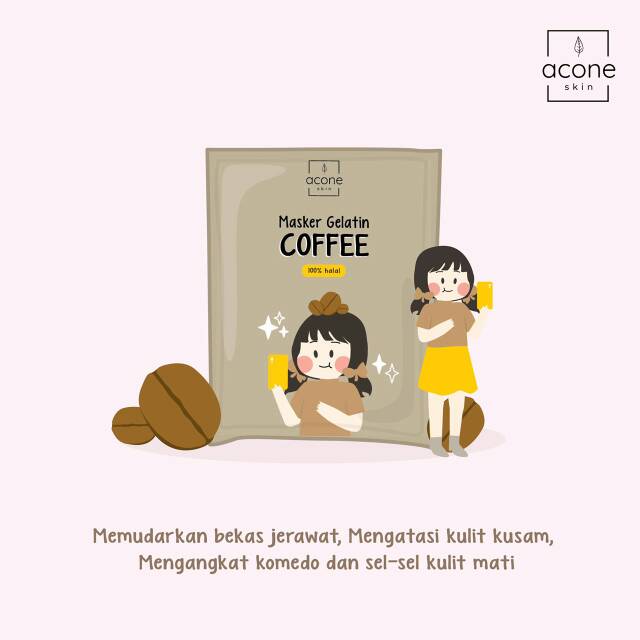 Jual [Dist.resmi] Acone Skin Masker Gelatin / Komedo 10 Gram | Shopee Indonesia