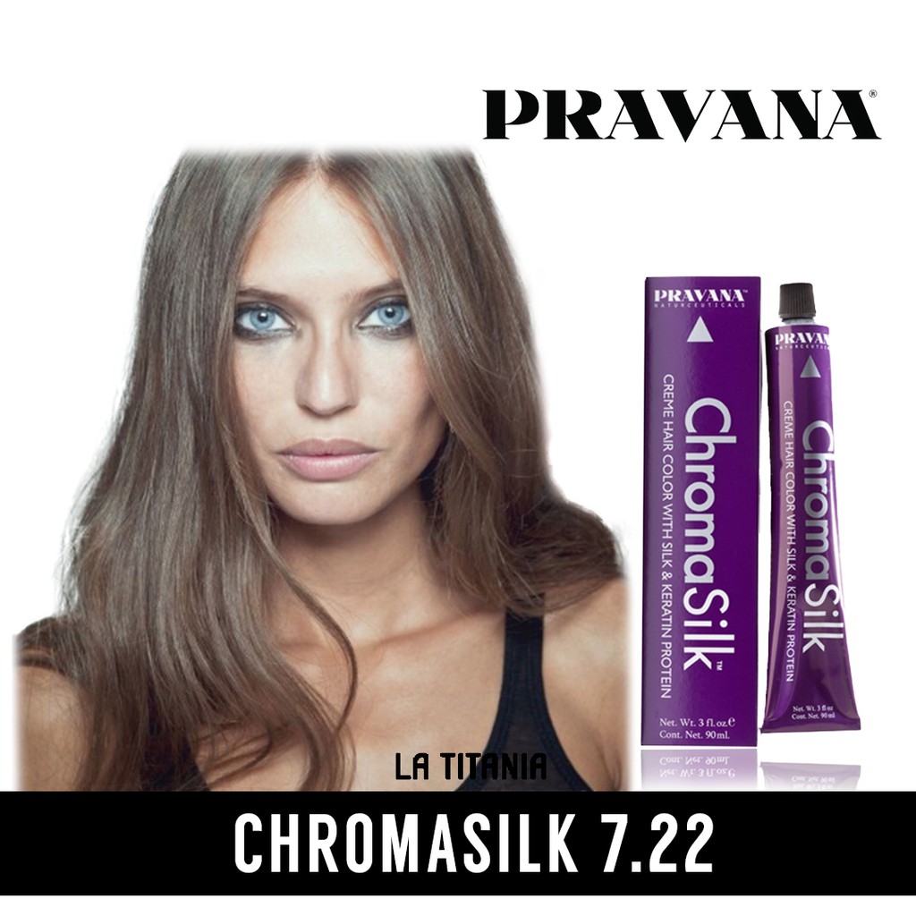 PRAVANA CHROMASILK 7.22 INTENSE BEIGE BLONDE Cat Rambut Shopee