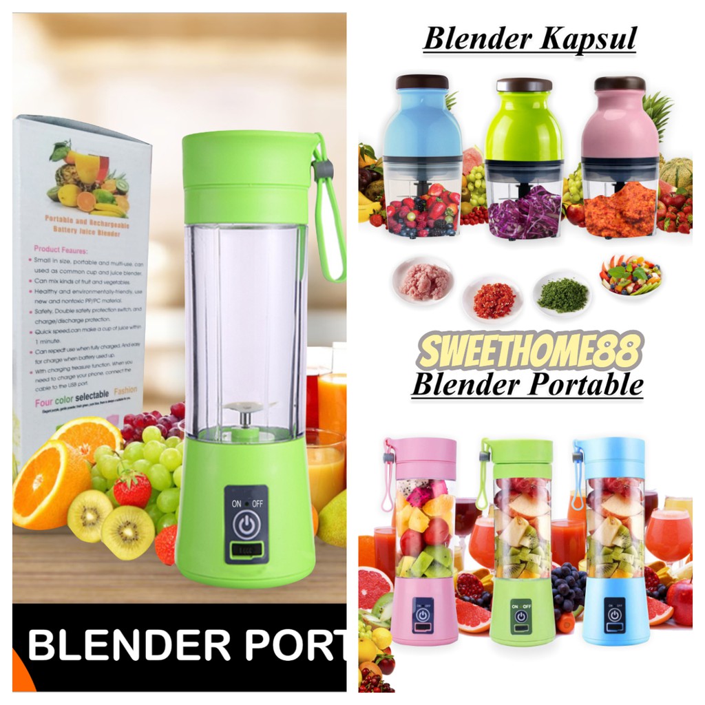 Blender Kapsul&Blender Portable Blender Mini Multifungsi Blender Mini