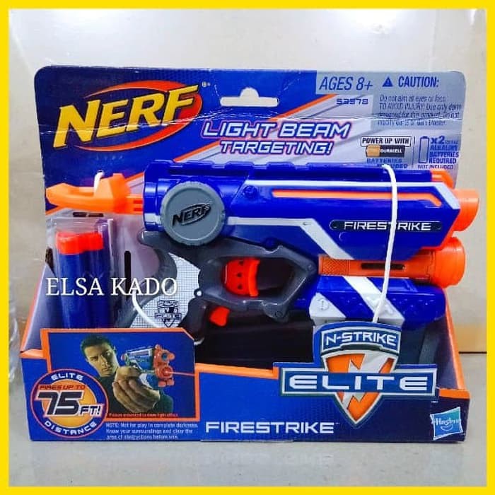 Jual Seru Mainan Cowok Anak Laki Laki Tembakan Nerf N Strike Elite Pistol | Shopee Indonesia