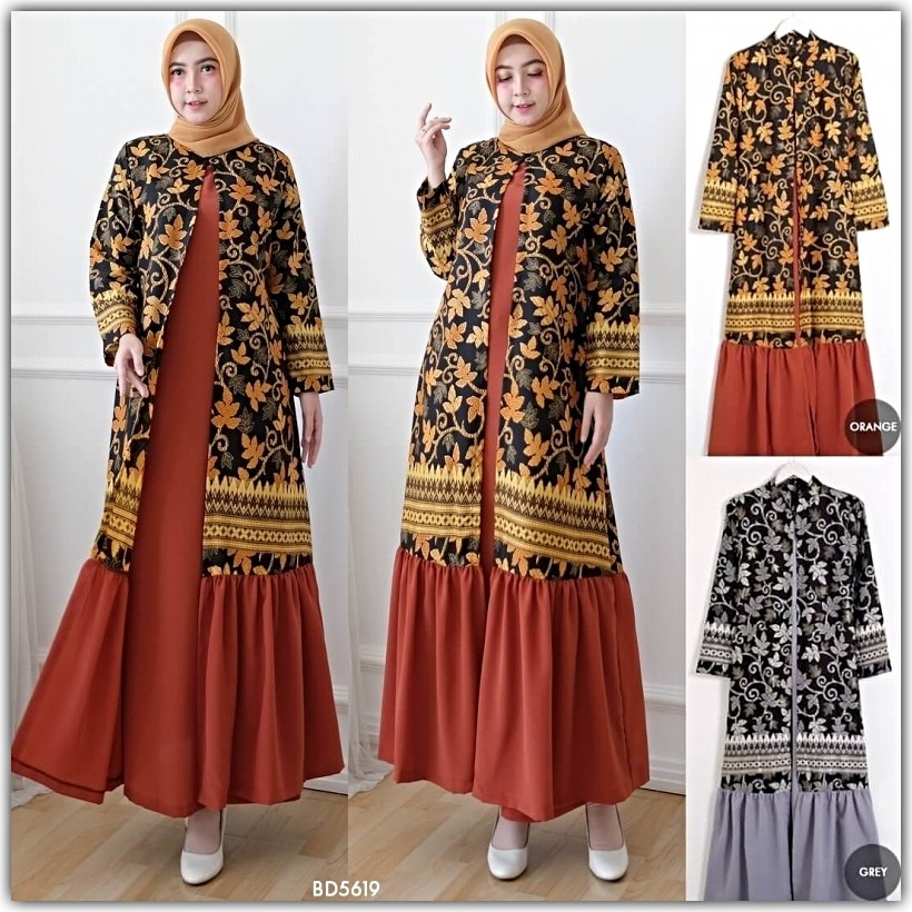 Model Baju Jahitan Gamis gaya hunting