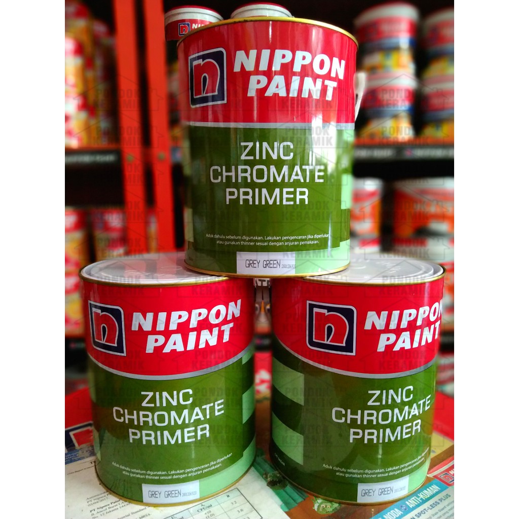 Nippon Paint 2 In 1 Zinc Chromate Protectiv 1 Kg Shopee Indonesia