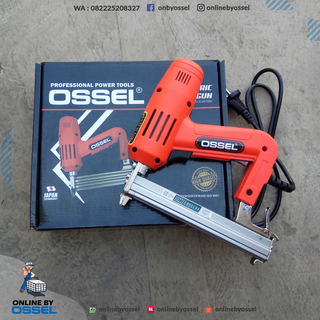 Electric Nailer Gun / Mesin Paku Tembak / Mesin Staples Tembak Shopee Indonesia