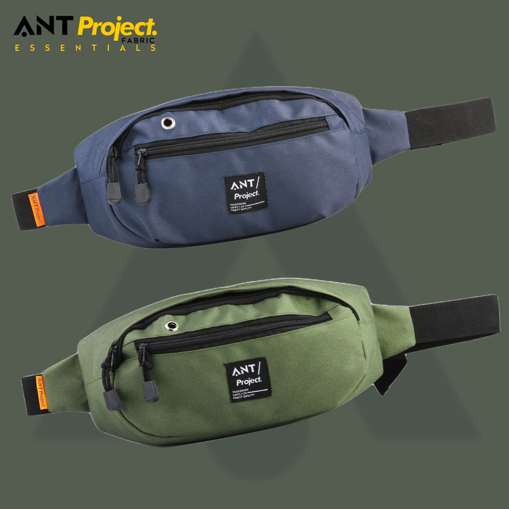 ANT PROJECT Tas Selempang Waistbag Original Distro ANT103 Tas Waist Bag Pinggang Terbaru
