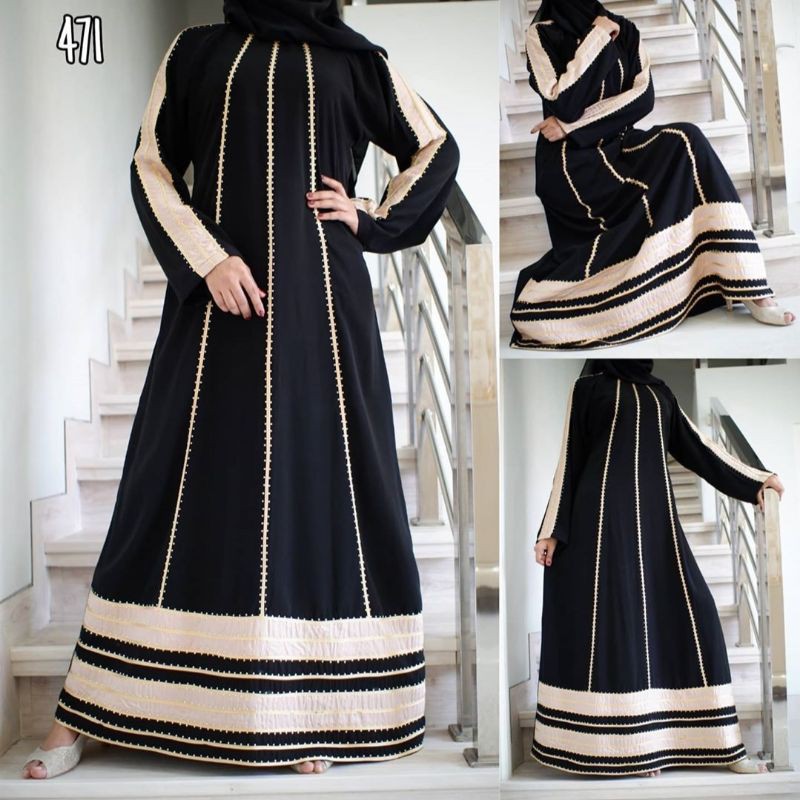 abaya gamis kode 471 Shopee Indonesia