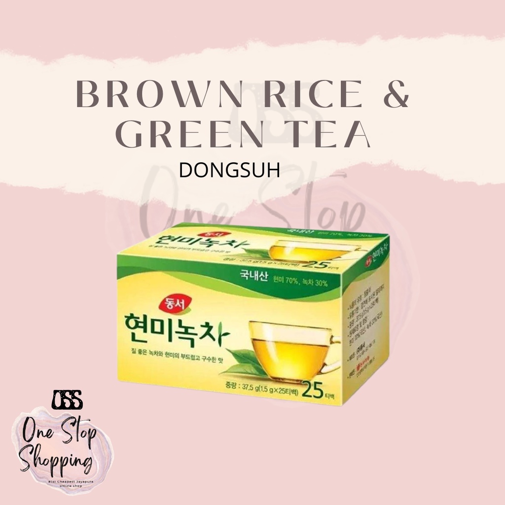 Jual (BPOM) DONGSUH BROWN RICE & GREEN TEA / BROWN RICE & GREEN TEA