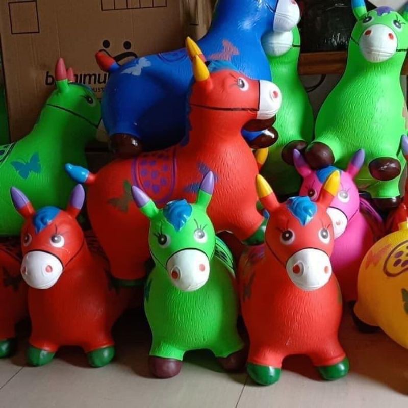 Jual Animal Jumping/Kuda Karet/Mainan Kuda-Kudaan Karet | Shopee Indonesia