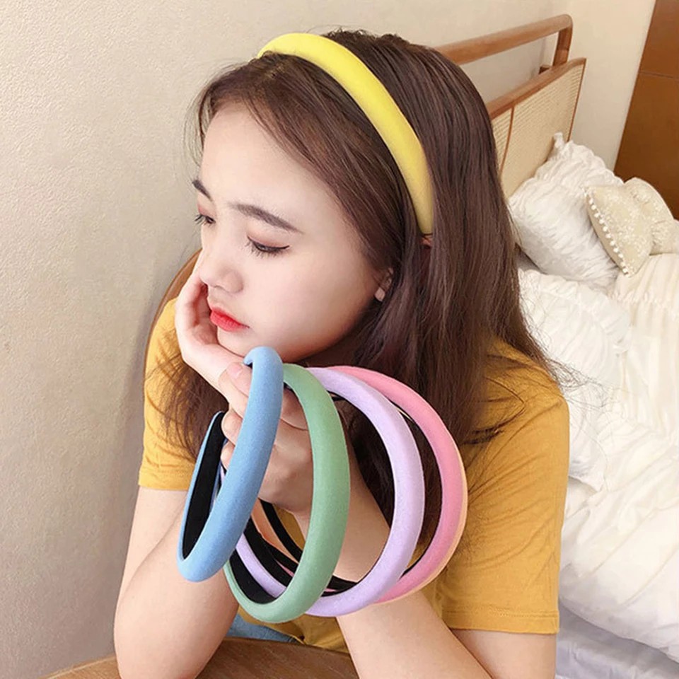 Bando korea / bando lebar / padded headband Shopee Indonesia