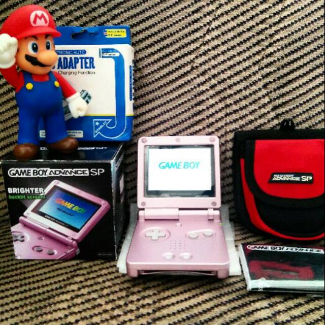 Jual Nintendo Gameboy Advance Sp Gba Sp 101 Pink | Shopee Indonesia