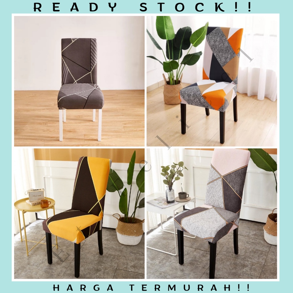 Jual Elastic Chair Cover Shabby / Penutup Alas Sarung Kursi Elastis