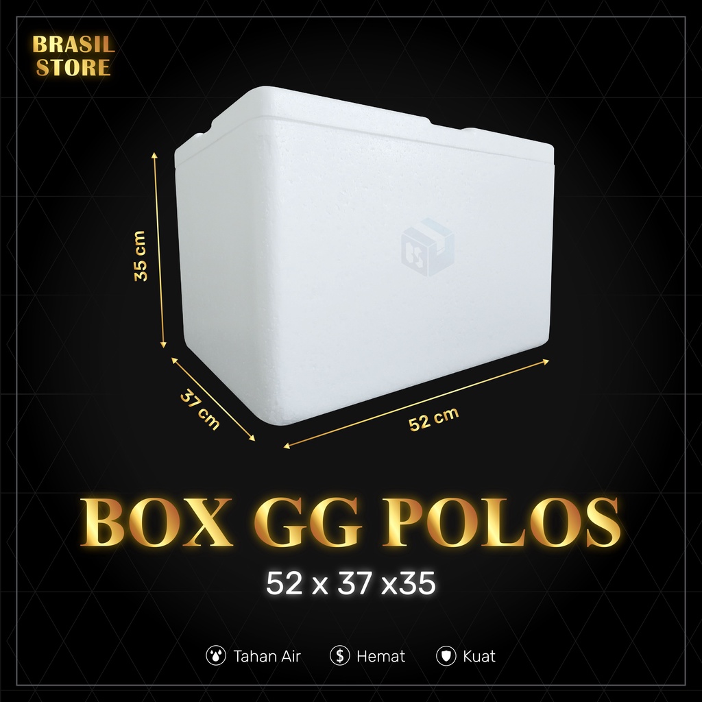 Jual Box Styrofoam GG Baru / Box Ikan Indonesia