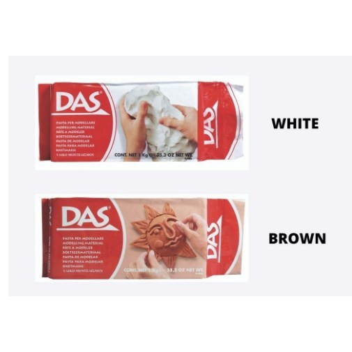 Jual [BISA COD] GCL DAS Air Dry Clay 1 kg Putih Shopee Indonesia