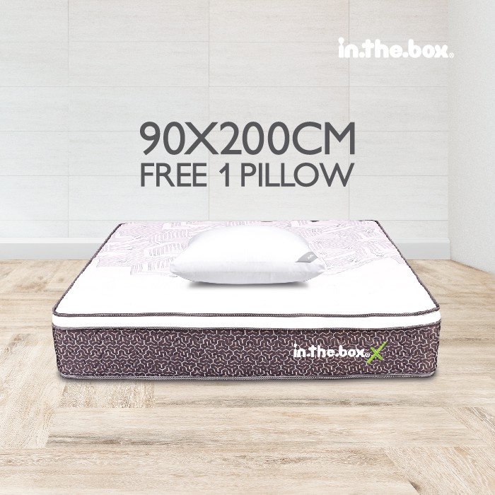 Kasur Spring Bed Inthebox X Ukuran 90 x 200 (single) FREE SHIPPING Shopee Indonesia
