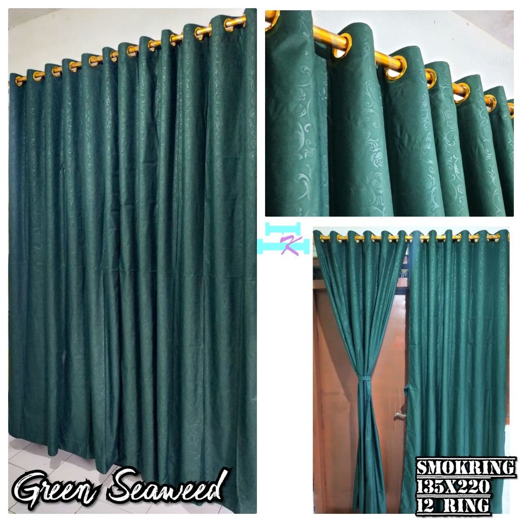 GORDEN SMOKRING MINIMALIS DEKORASI KAMAR TAMU KORDEN PINTU JENDELA