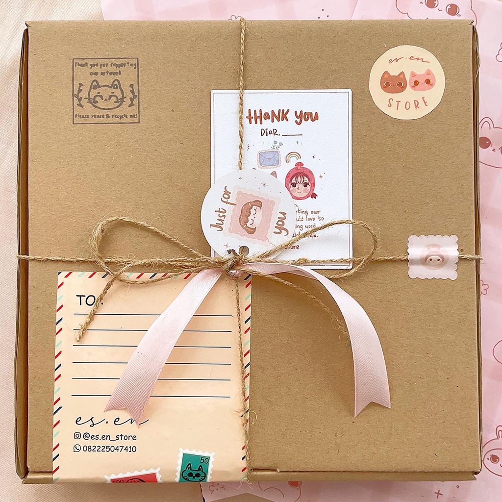 Jual Gift Wrapping (Greeting Cards + Gift Box) Shopee Indonesia