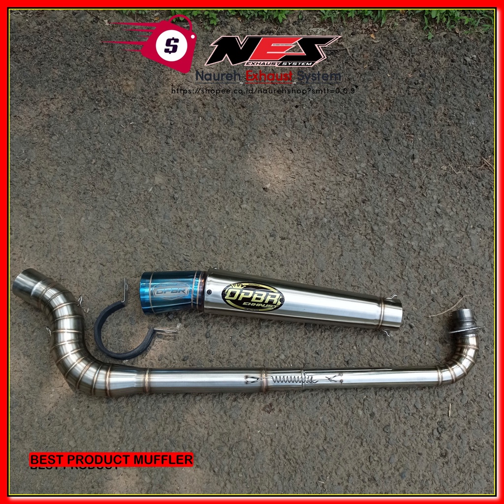 Jual OPBR MUFFLER drag Race Jupiter ex5 SRL115Fi Wave Dash Smash Future