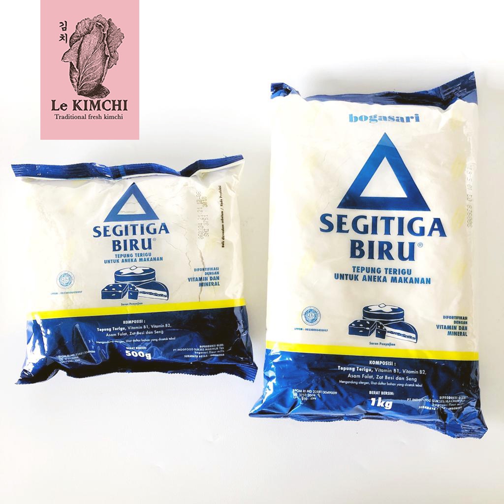 Jual Bogasari Tepung Terigu Segitiga Biru 1 kg All Purpose Flour Cake