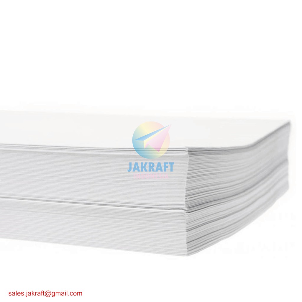 (250 Lembar) Kertas Koran Buram F4 Folio FC Abu abu Muda