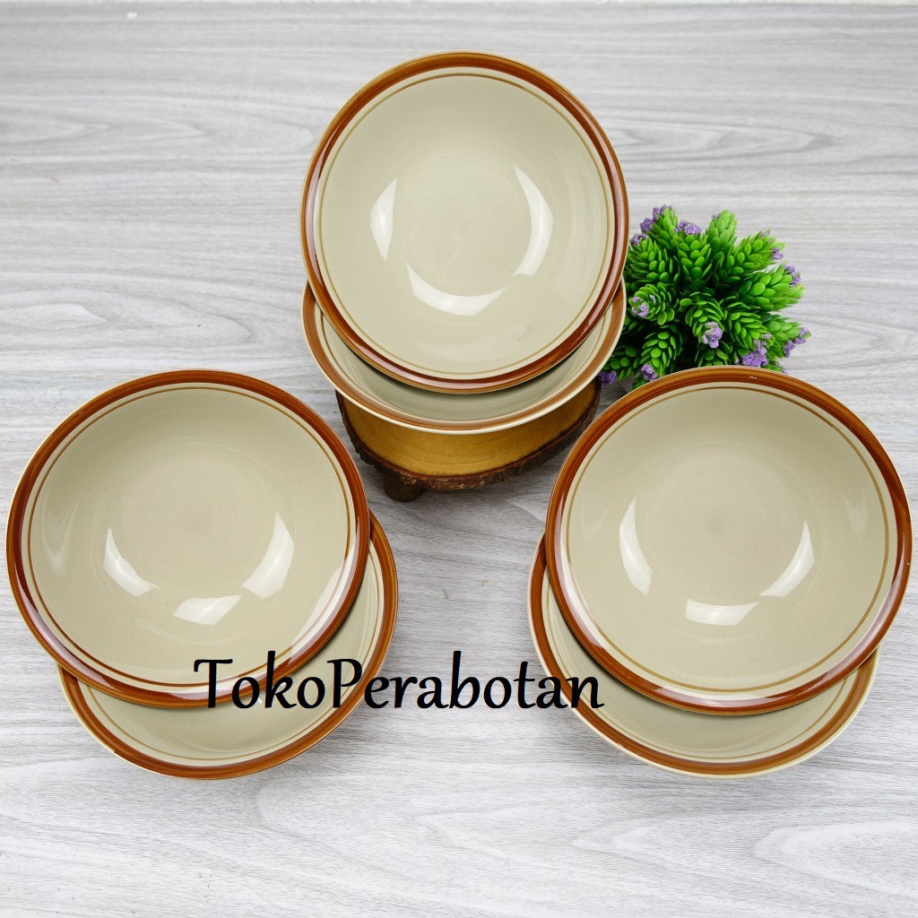 Jual Tokoperabotan Mangkok Keramik Coklat Lucky 7Inchi / Mangkok Baso / Mangkok Mie / Mangkok Soto | Shopee Indonesia