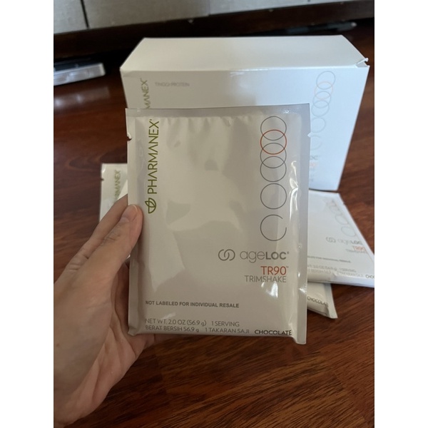 Jual protein shake tr90 tws program diet trim shake rasa coklat