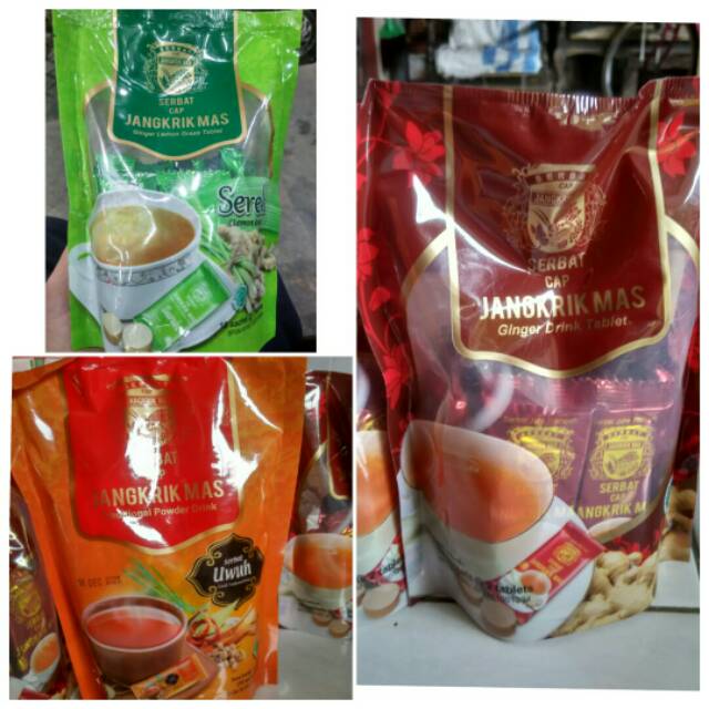 Serbat jahe cap jangkrik jahe 20 tablet&serbat uwuh & jahe sereh