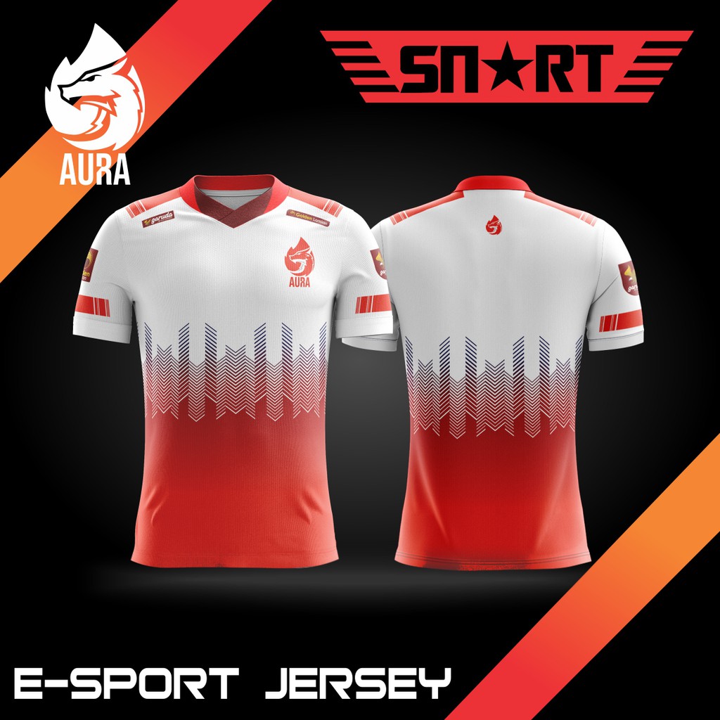 Jersey Gaming Aura Esport Terbaru FreeFire FF PUBG Mobile