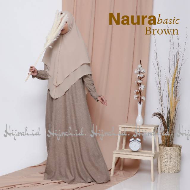 Jual Gamis Polos Premium Coklat Susu Gamis Syari Harian Katun Madinah Adem Gamis Aline Pastel Coklat Susu | Shopee Indonesia