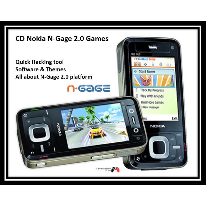 Aneka CD Nokia NGage 2.0 Platform Games Software Aplikasi