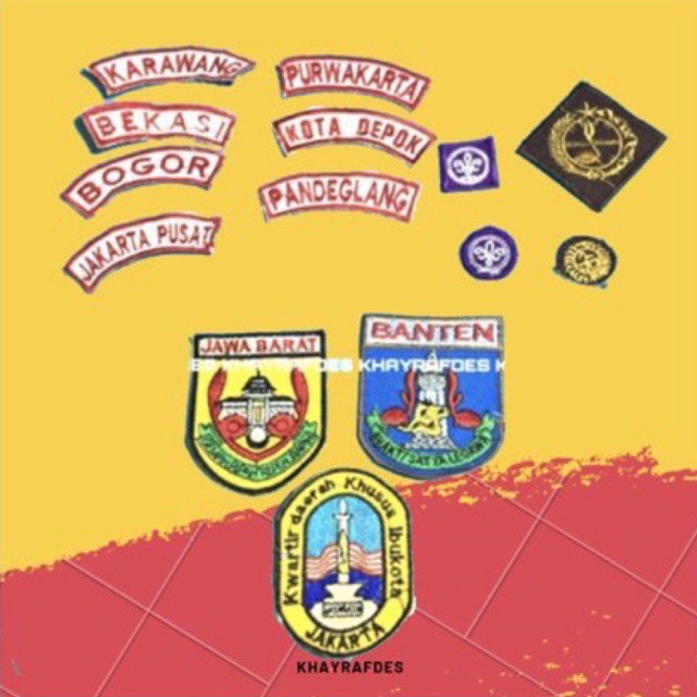 Kwartir jakarta,banten,jawa barat Atribut pramuka siaga penggalang bet/badge/atribut  baju pramuka | Shopee Indonesia