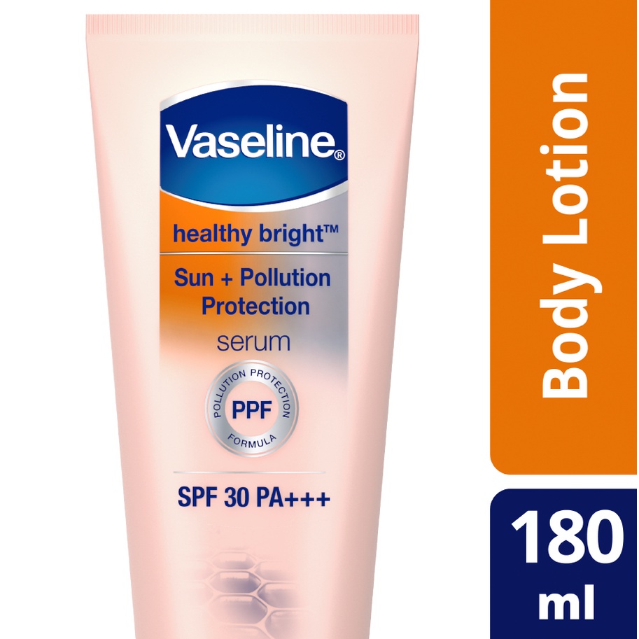 Jual Vaseline Healthy Bright Sun + Pollution Protection Serum 180ml