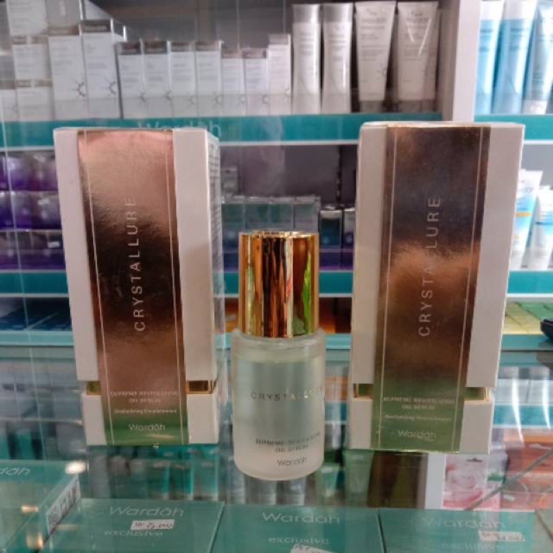 Jual WARDAH CRYSTALLURE Supreme Revitalizing Oil Serum 30ml Original Indonesia
