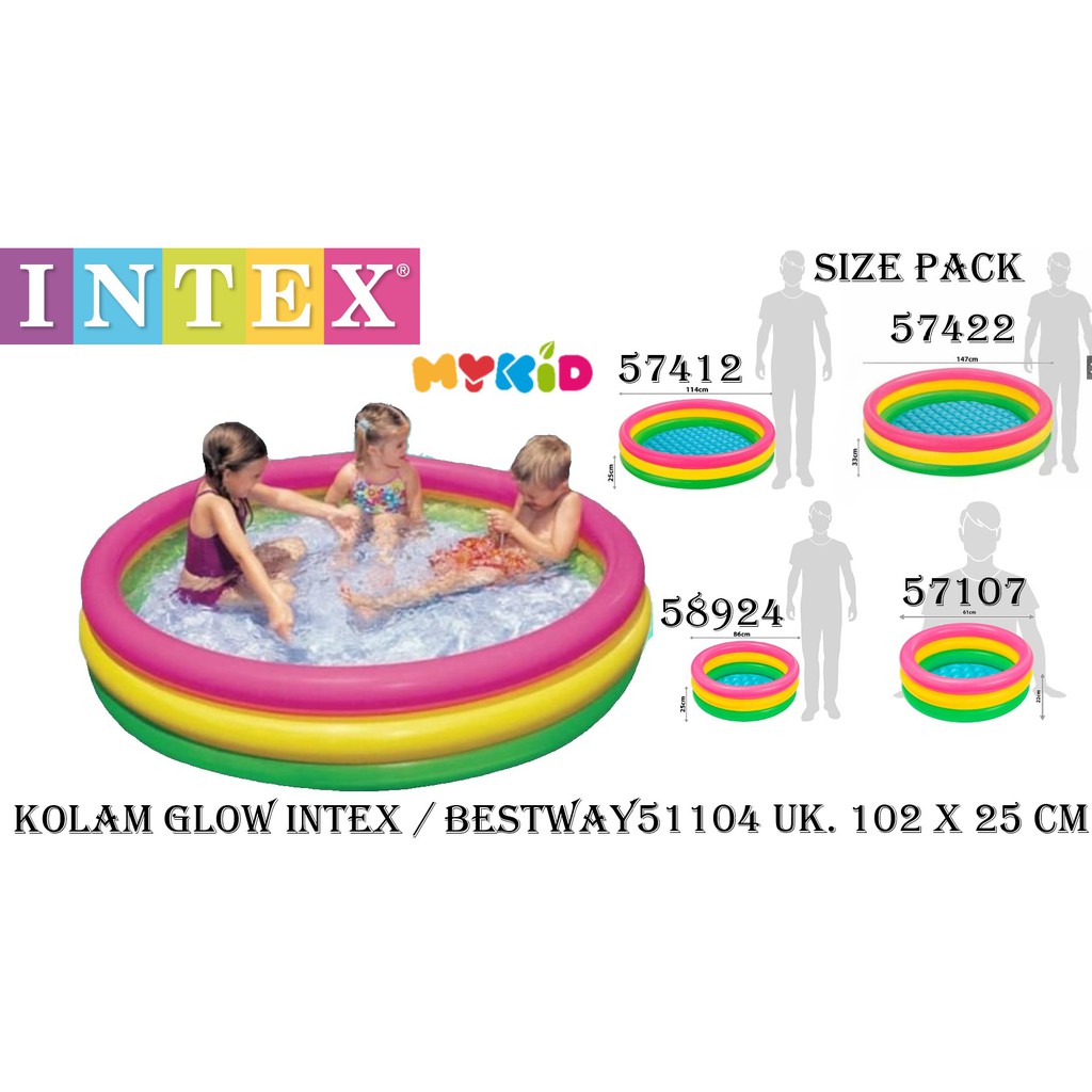 Kolam Anak Intex / Kolam Karet Intex /Kolam Renang intex