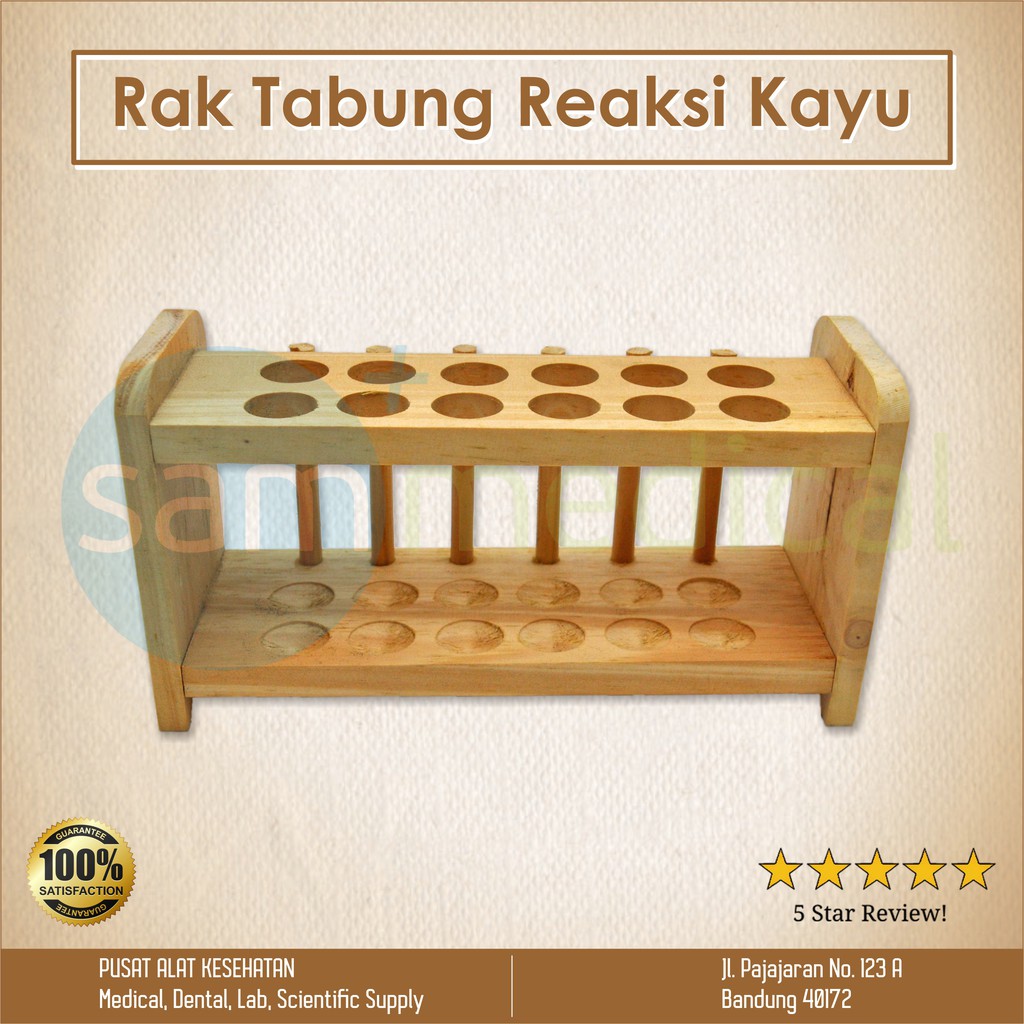 Rak Tabung Reaksi Kayu Shopee Indonesia