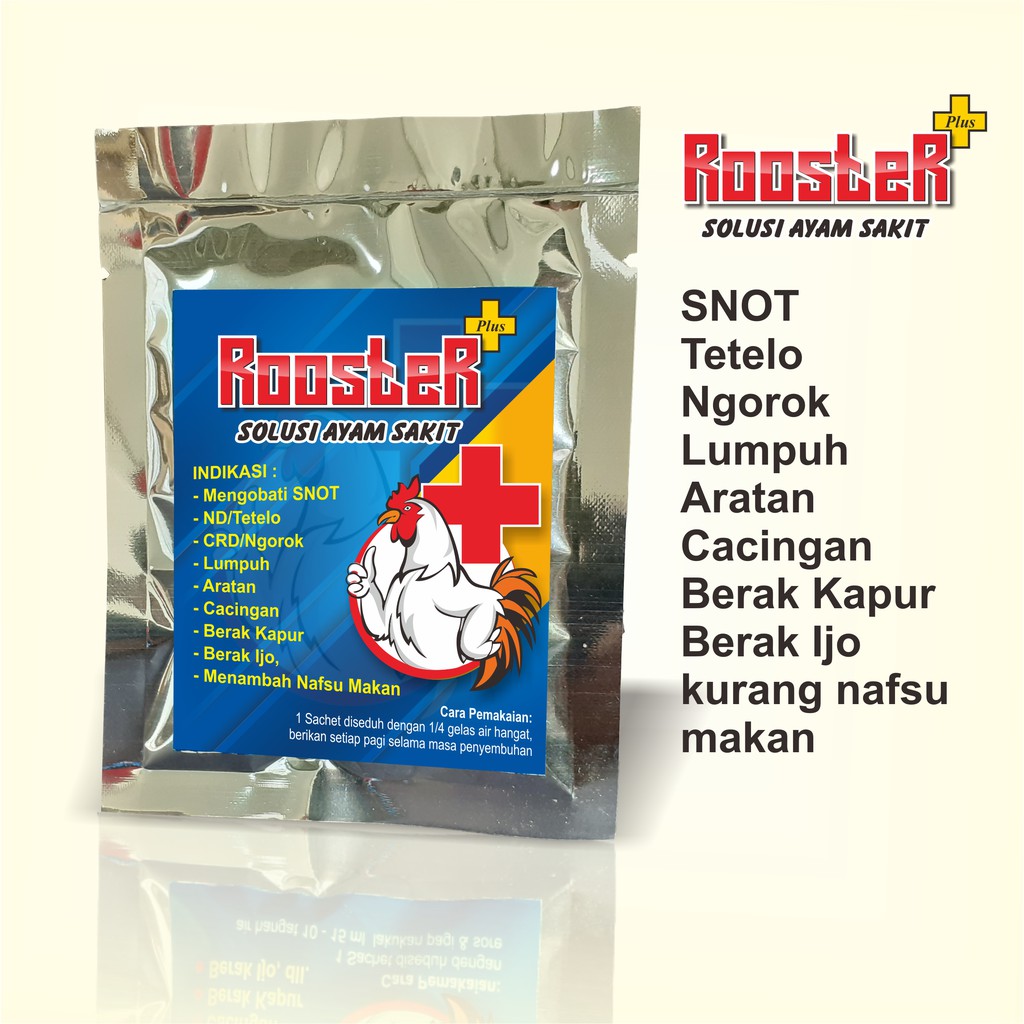 Obat Ayam / Rooster Plus / vitamin ayam / ayam bangkok / ayam snot