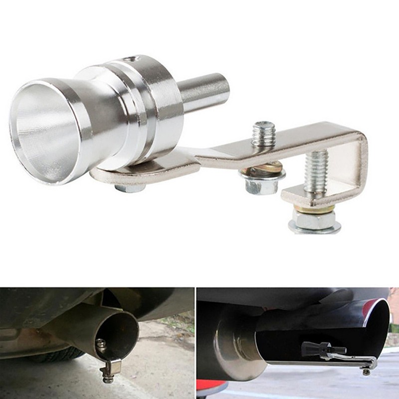 Jual Knalpot Mobil Turbo / Tambahan Suara Turbo / Suara Mobil Balap Silver | Shopee Indonesia
