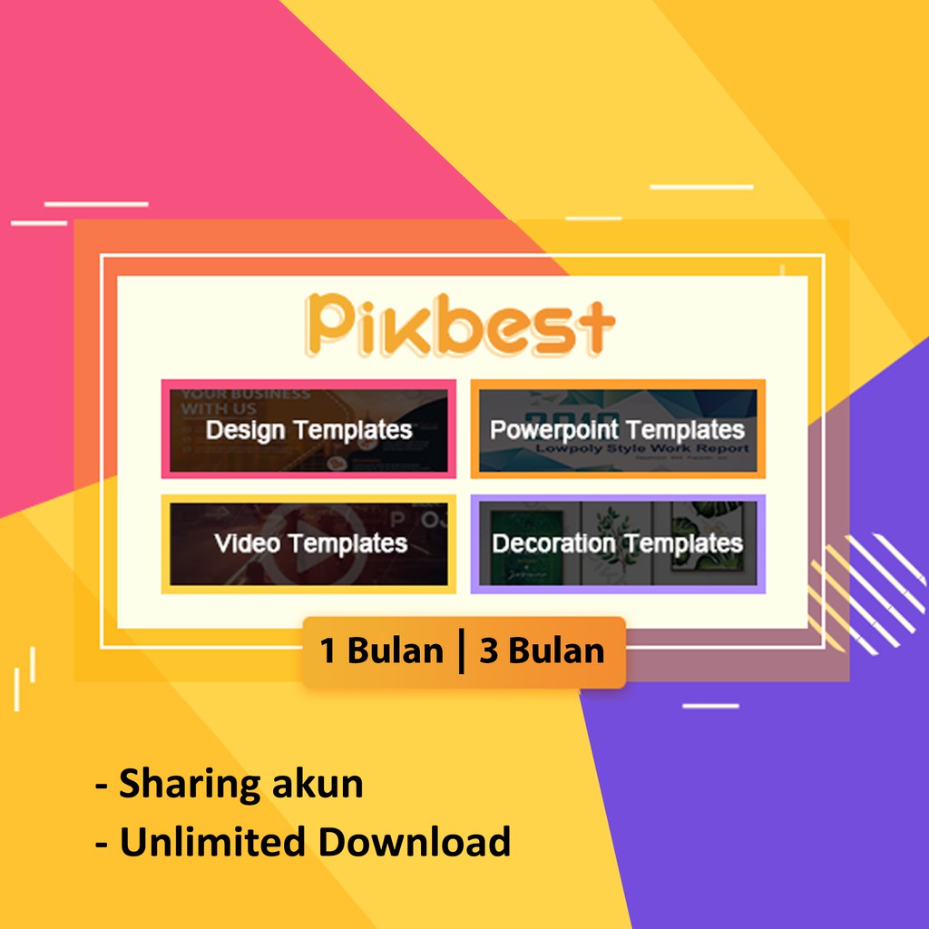 Akun Pikbest Premium Shopee Indonesia
