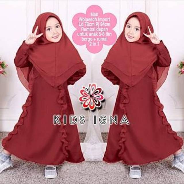 30+ Trend Terbaru Model Gamis Anak Perempuan Umur 3 Tahun Piparkak