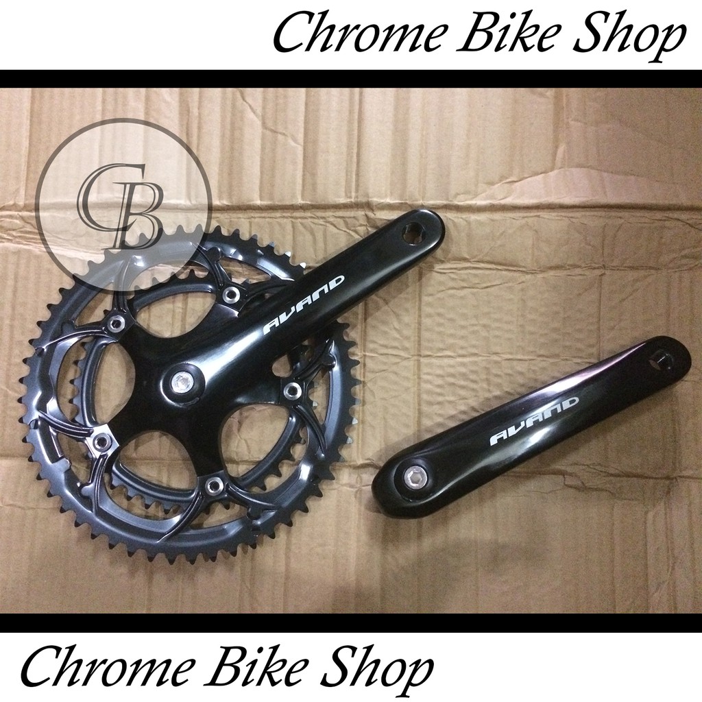 Jual Gir Gear Crank Crank Set Sepeda Balap Roadbike 2 Speed 53T 39T 170Mm Avand Hitam Murah Ori Original | Shopee Indonesia