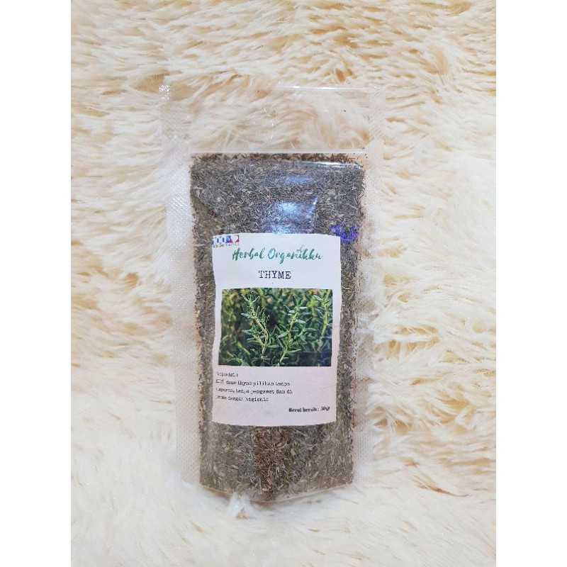 Thyme kering / Dried Thyme 50gr IMPORT GRADE A, KUALITAS RESTO Shopee