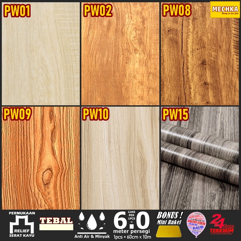 Jual Harga/10m Decosheet BerTEKSTUR berSERAT Kayu Deco Sheet Tacon