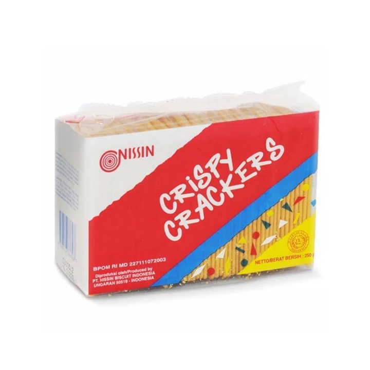 Jual Nissin Crispy Crackers 225gr kraker asin nissin crispy biskuit