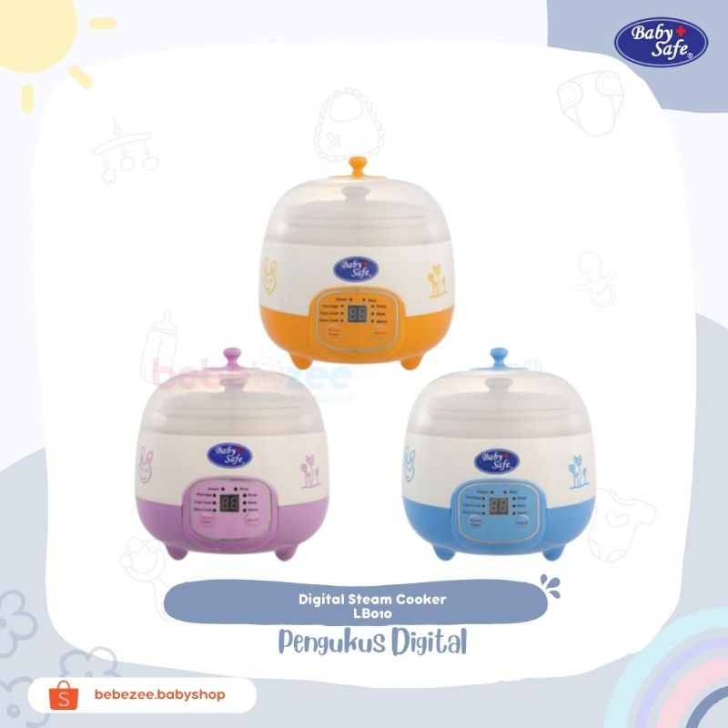 Jual Baby Safe Digital Baby Food Steam Cooker LB010/Pengukus /Pemasak