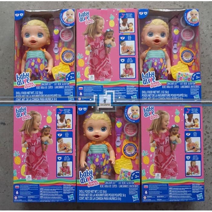 Jual Baby Alive - Snackin Lily / Boneka Bayi / Mainan Bayi | Shopee Indonesia