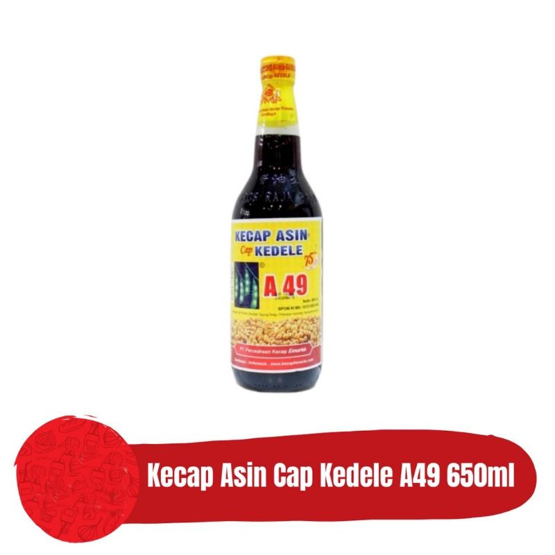 Jual Kecap Asin Cap Kedele A49 600ml Shopee Indonesia