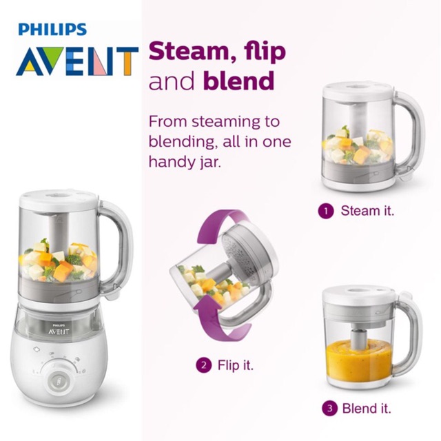 Jual Philips Avent 4 In 1 Healthy Baby Food Maker | Shopee Indonesia