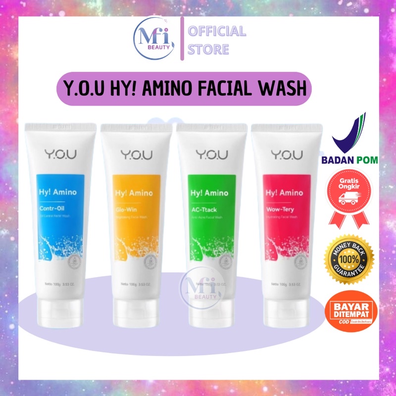 Jual YOU HY AMINO FACIAL WASH 100gr Shopee Indonesia