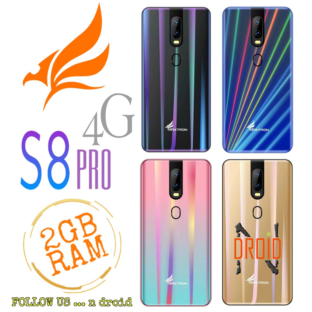 (BEST SELLER) MAXTRON S8 PRO HP ANDROID 4G RAM 2GB ROM